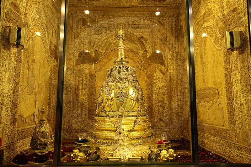 Relique de la dent Bouddha