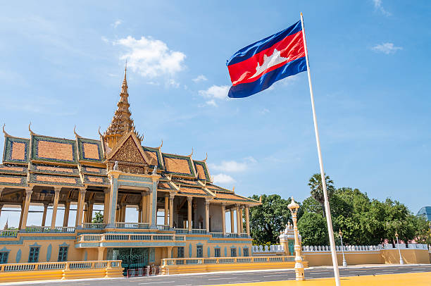 Le drapeau Cambodge - Utilisation officielle