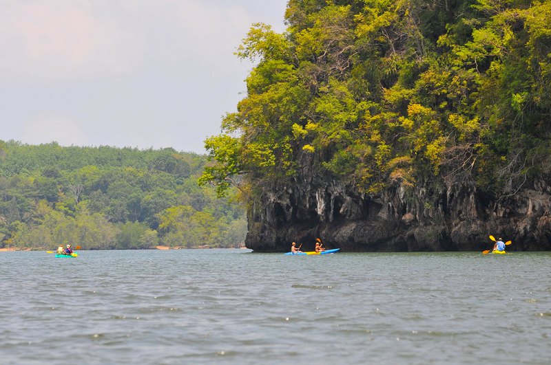 Kayak à Ao Thailane