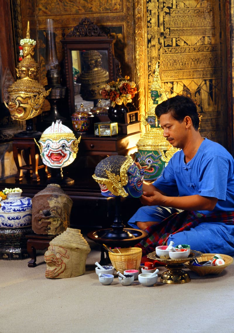 Masques traditionnels Khon 