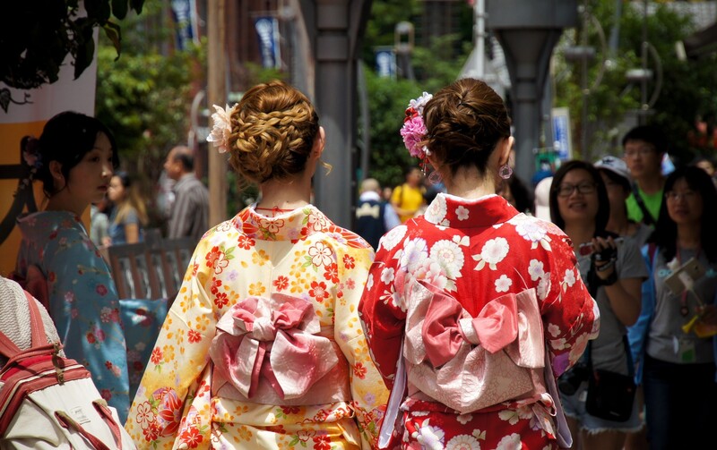 kimono, japon, nouvel an
