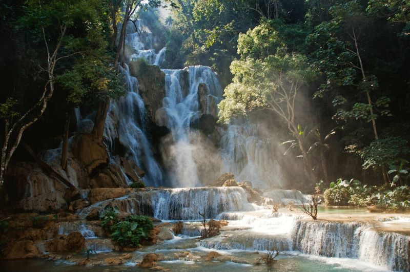 La Kuang Si, l''une des cascades les plus étonnantes du Laos