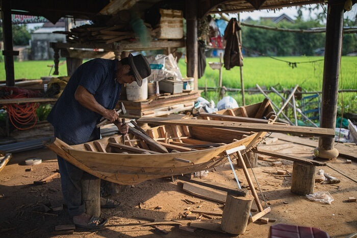 village de bois Kim Bong