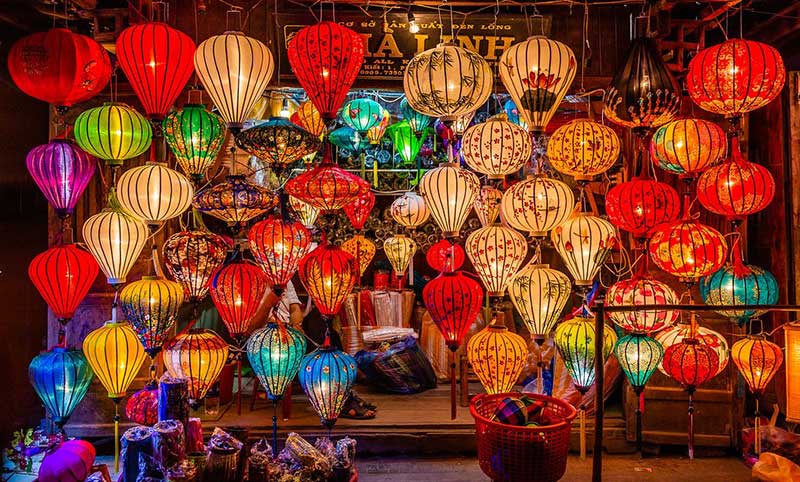 Un magasin de lanterne Hoi An