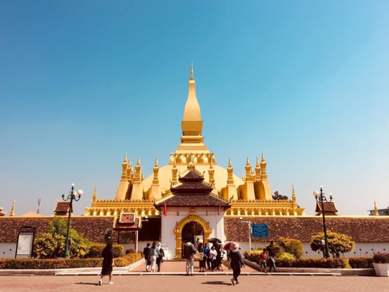 Vientiane, la capitale du Laos, 