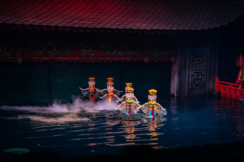 Théâtre de marionnettes sur l''eau vietnamien