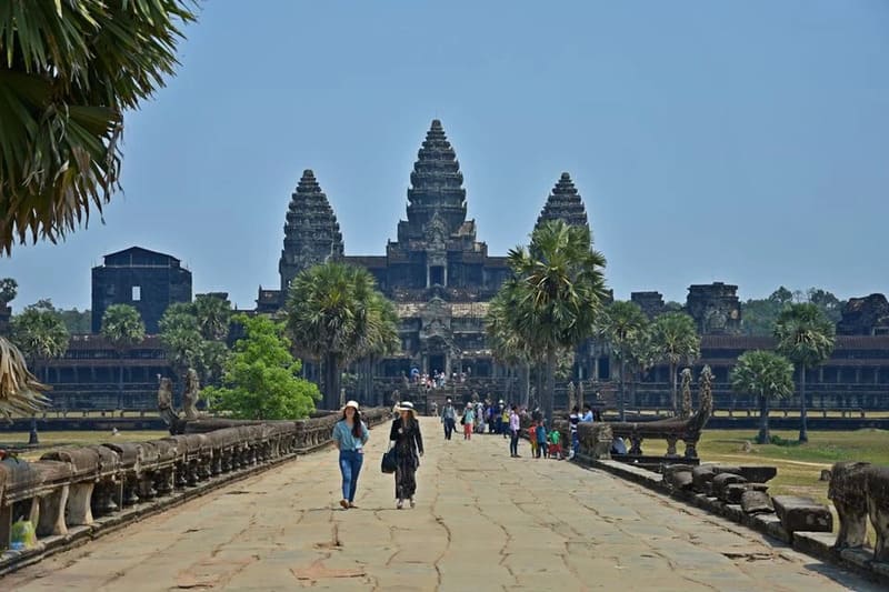 l''entrée principale de l''Angkor Wat