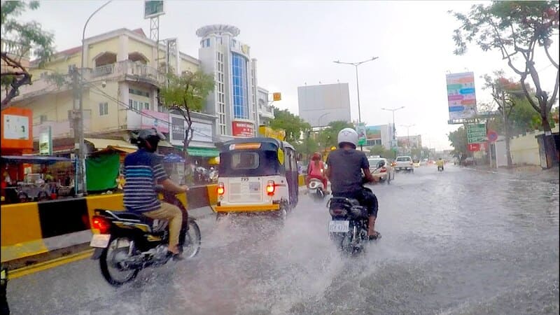 Phnom Penh saison des pluies