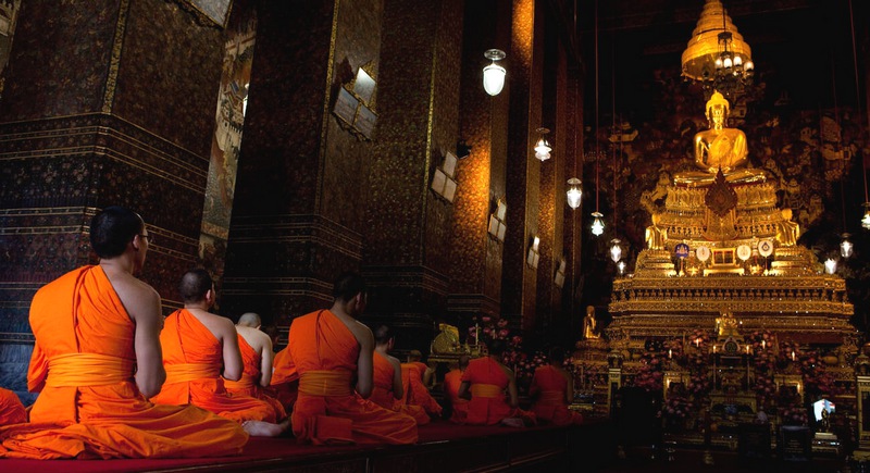 Moines à Wat Pho