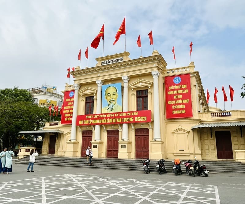 Le Théâtre municipal à Hai Phong