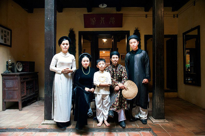 famille traditionnelle vietnam