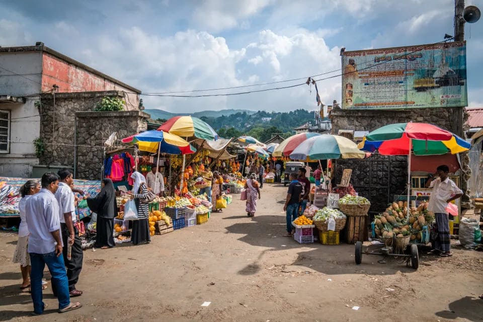 Marché de Kandy