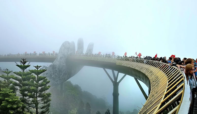 Le pont d’Or dans Ba Na Hills