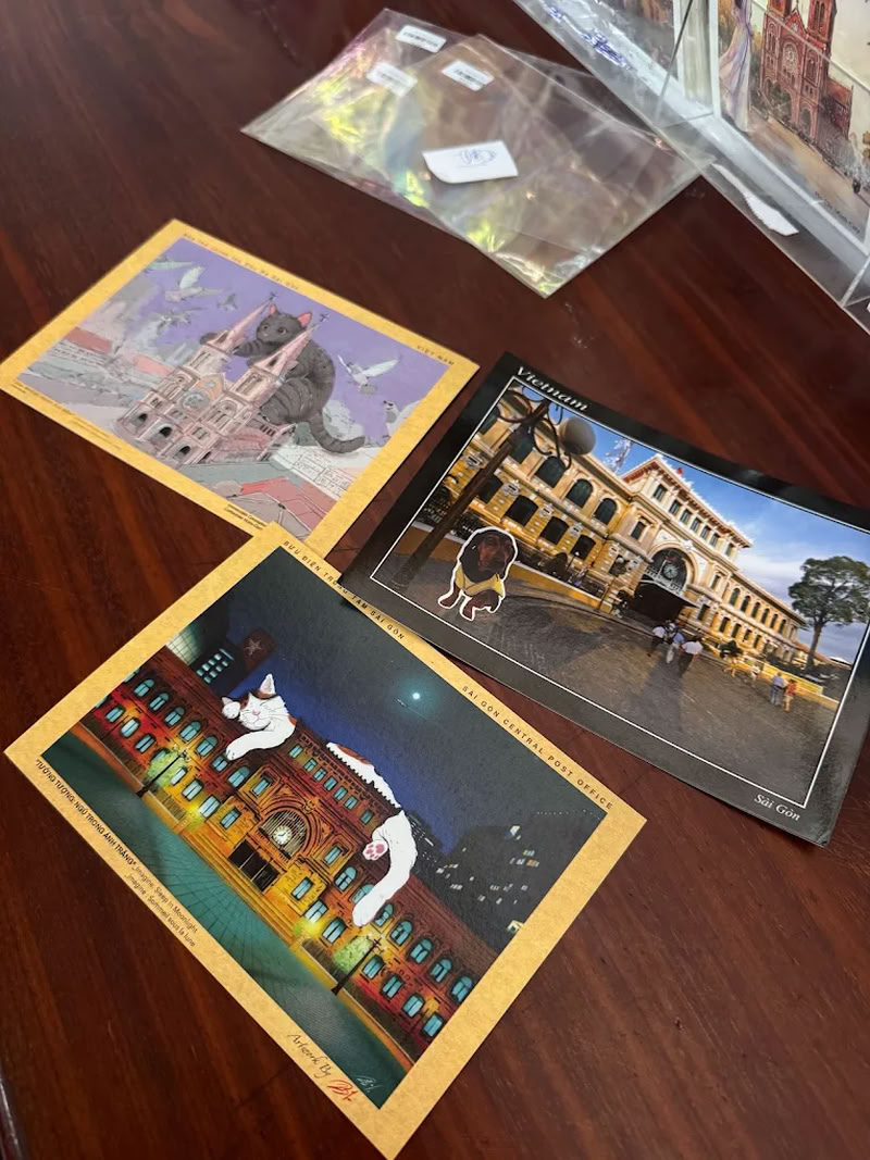 carte postal ho chi minh ville