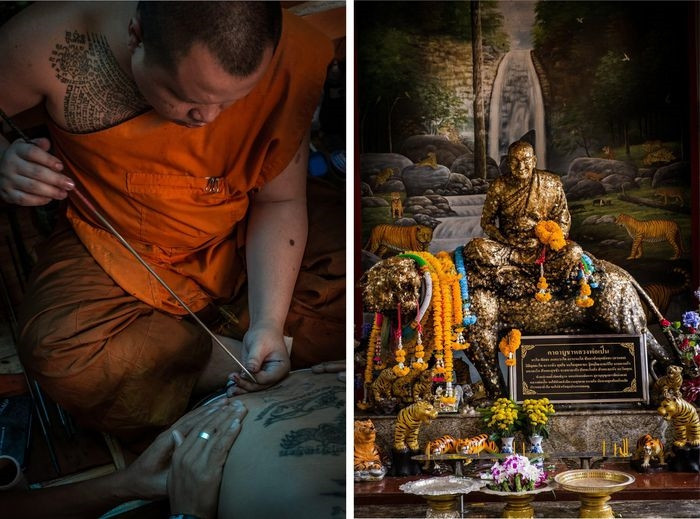 L''art sacré des tatouages thaïlandais