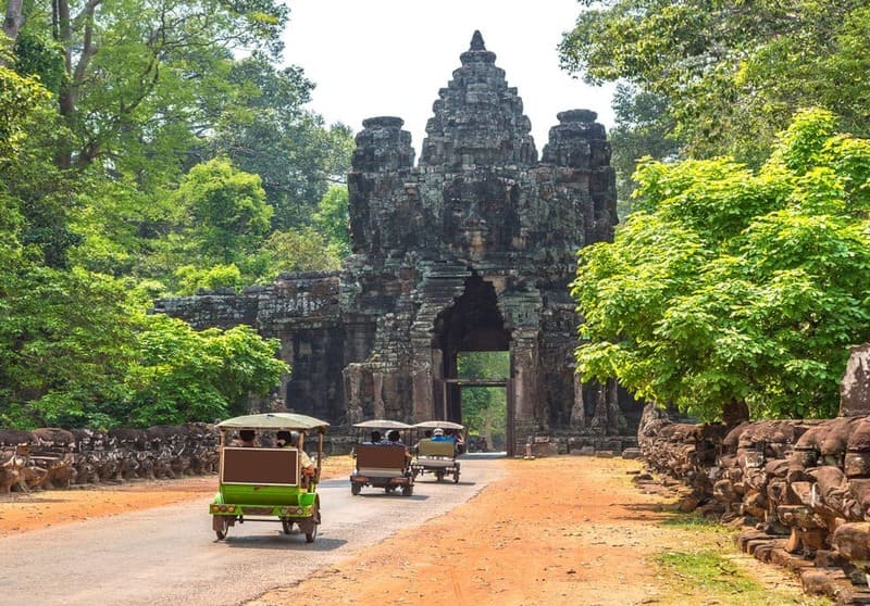 La visite d''Angkor Wat en tuk-tuk