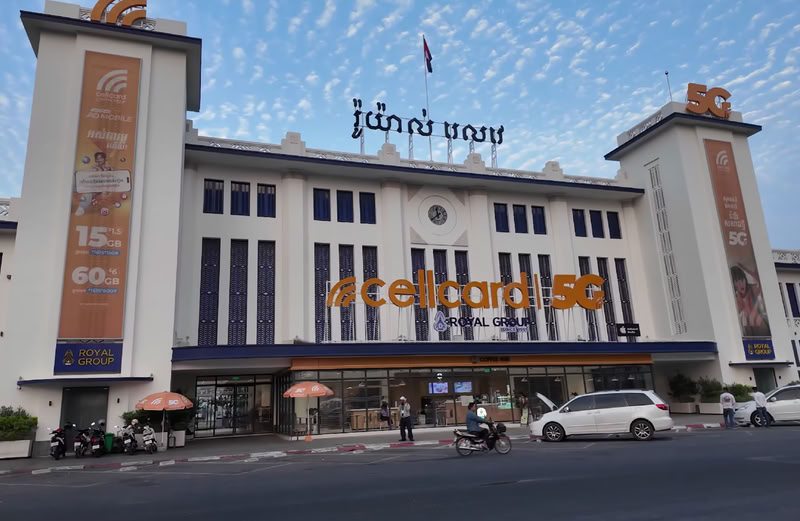 La gare à Phnom Penh
