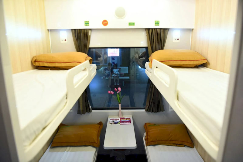 cabine 4 personnes train hanoi hue