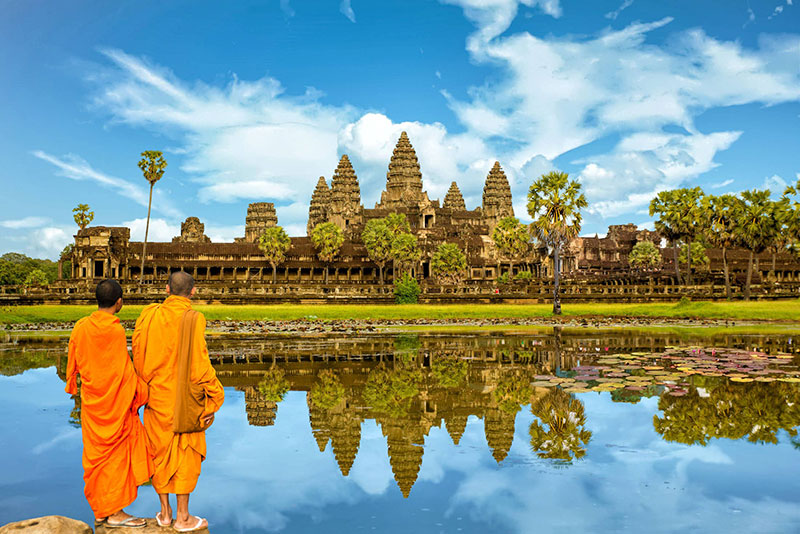 Le temple d''Angkor Wat à Siem Reap