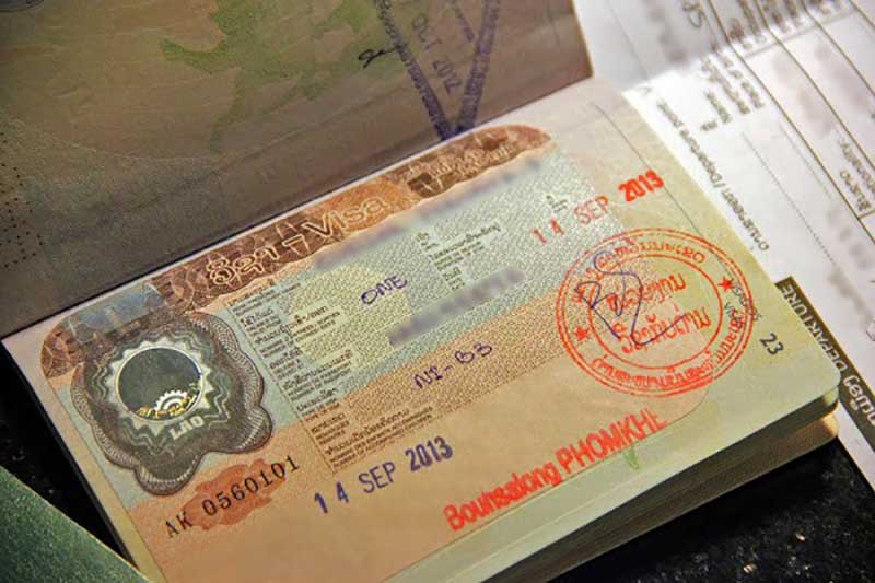 visa demandé à l''ambassade laos
