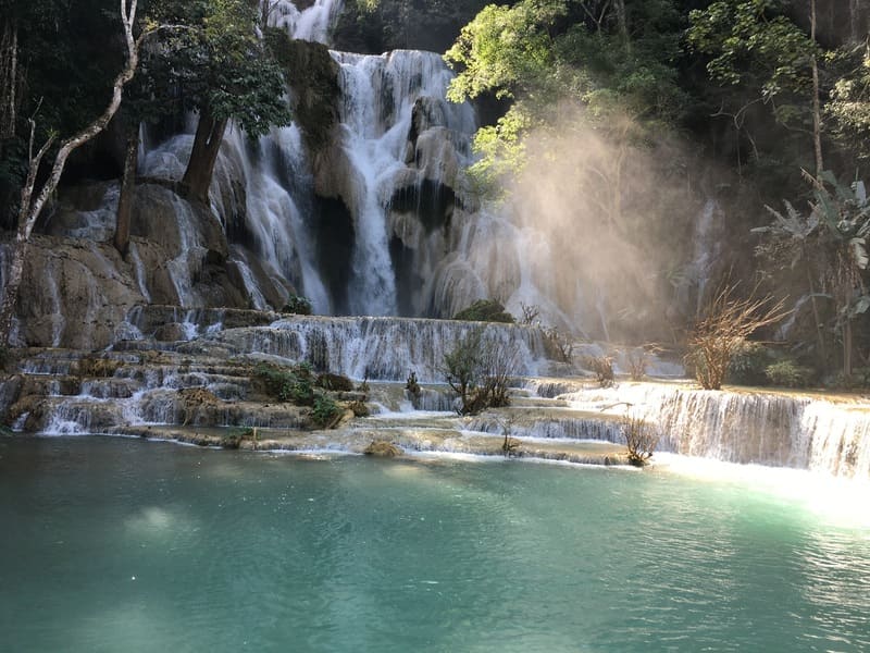 La cascade de Kuang Si