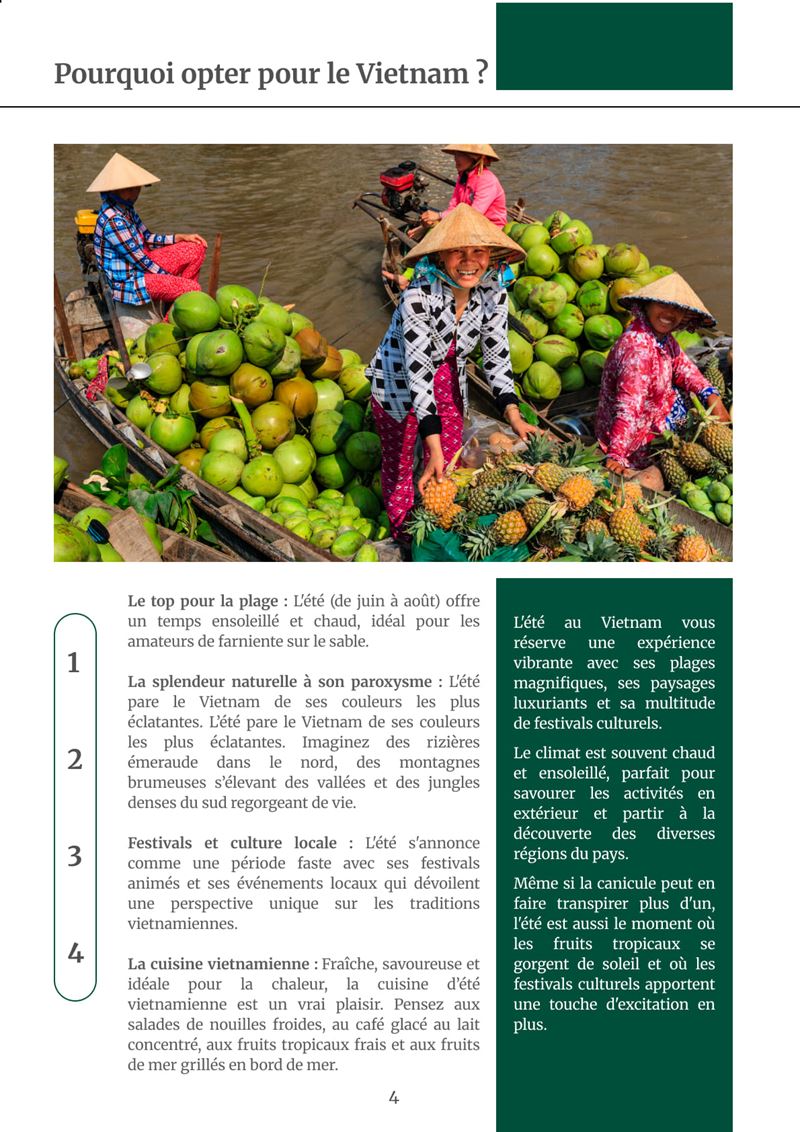 Ebook sur le Vietnam en été - page 5