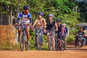 Balade à vélo dans la campagne environnante