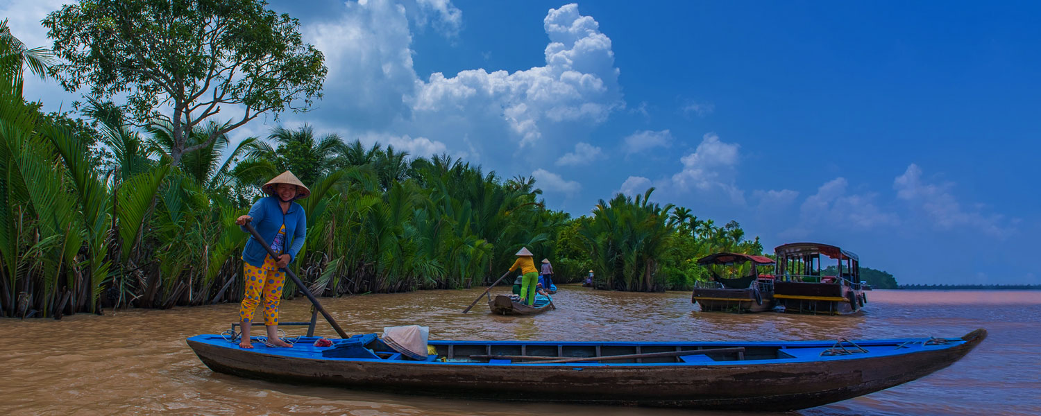 Le delta du Mékong, Vietnam