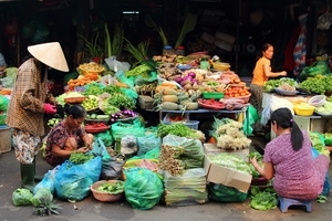 Le marché de Dong Ba à Hué