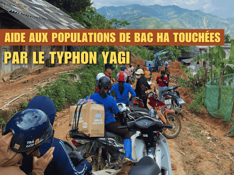 Aide aux populations touchées par le typhon Yagi