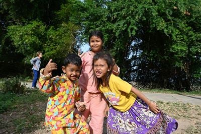 Des enfants adorables au Cambodge