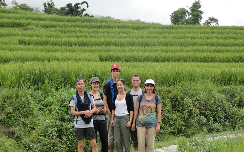 La famille Schwarz-Nguyen