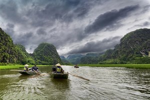 Balade en barque à Ninh Binh