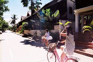Belle balade à vélo, Luang Prabang
