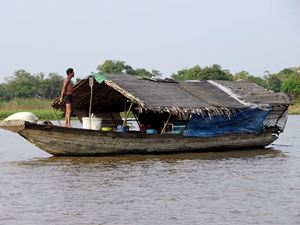 Un pêcheur cambodgien