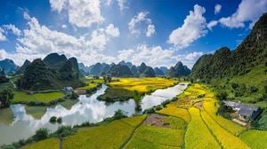 Beaux paysages de la région Cao Bang