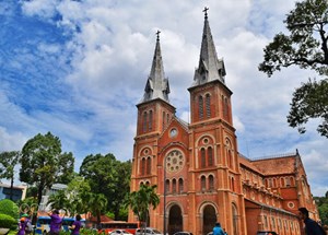 Cathédrale de Notre Dame, HCM ville, Vietnam
