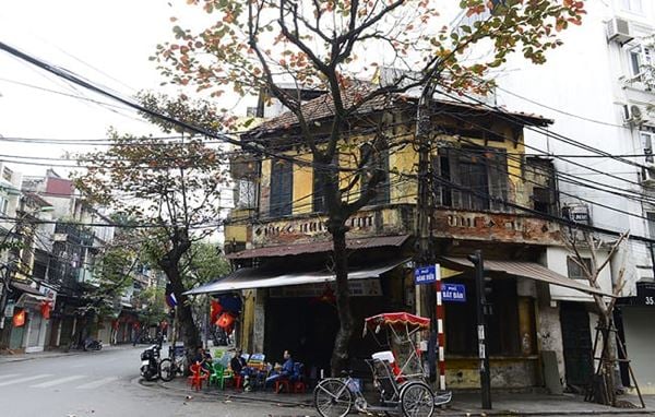 Au vieux quartiers à Hanoi