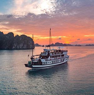 La magnifique baie d'Halong