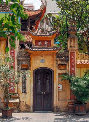 Un temple à Hanoi