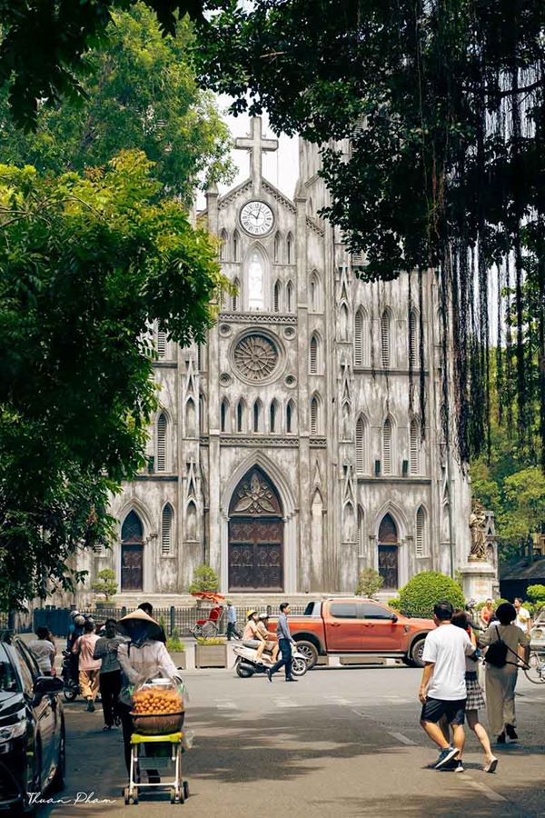 la cathédrale de Hanoi 