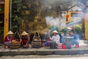 la vie quotidienne à Hoi An, Vietnam 