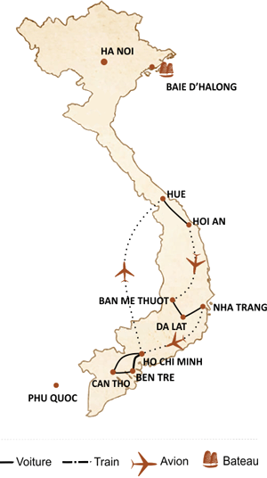 Tour map