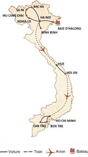 Tour map