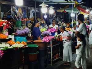 Un marché local au Sri Lanka