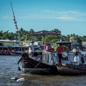 La vie sur l'eau dans le delta du Mékong - Sud Vietnam 