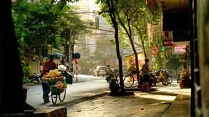 Vieux quartier à Hanoi