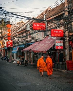 Un quartier à Bangkok