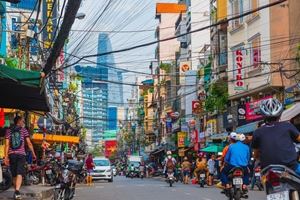Traffic à Ho Chi Minh ville, Vietnam