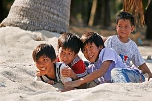 Sourire enfants à Phu Quoc